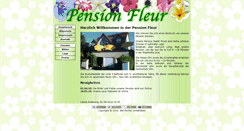 Desktop Screenshot of pension-fleur.de